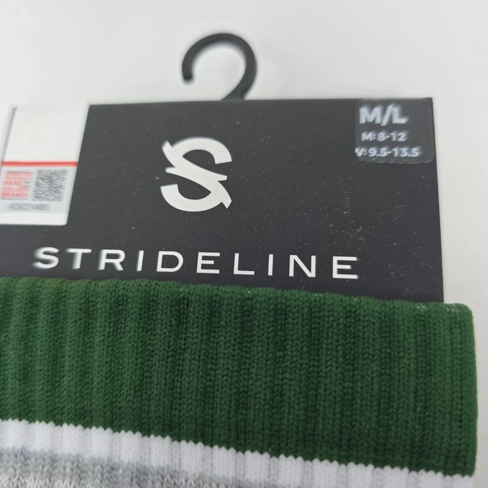 Strideline Michigan State Spartans Socks Lot 2 Wool Tie Dye M/L 8-12 NCAA NWT